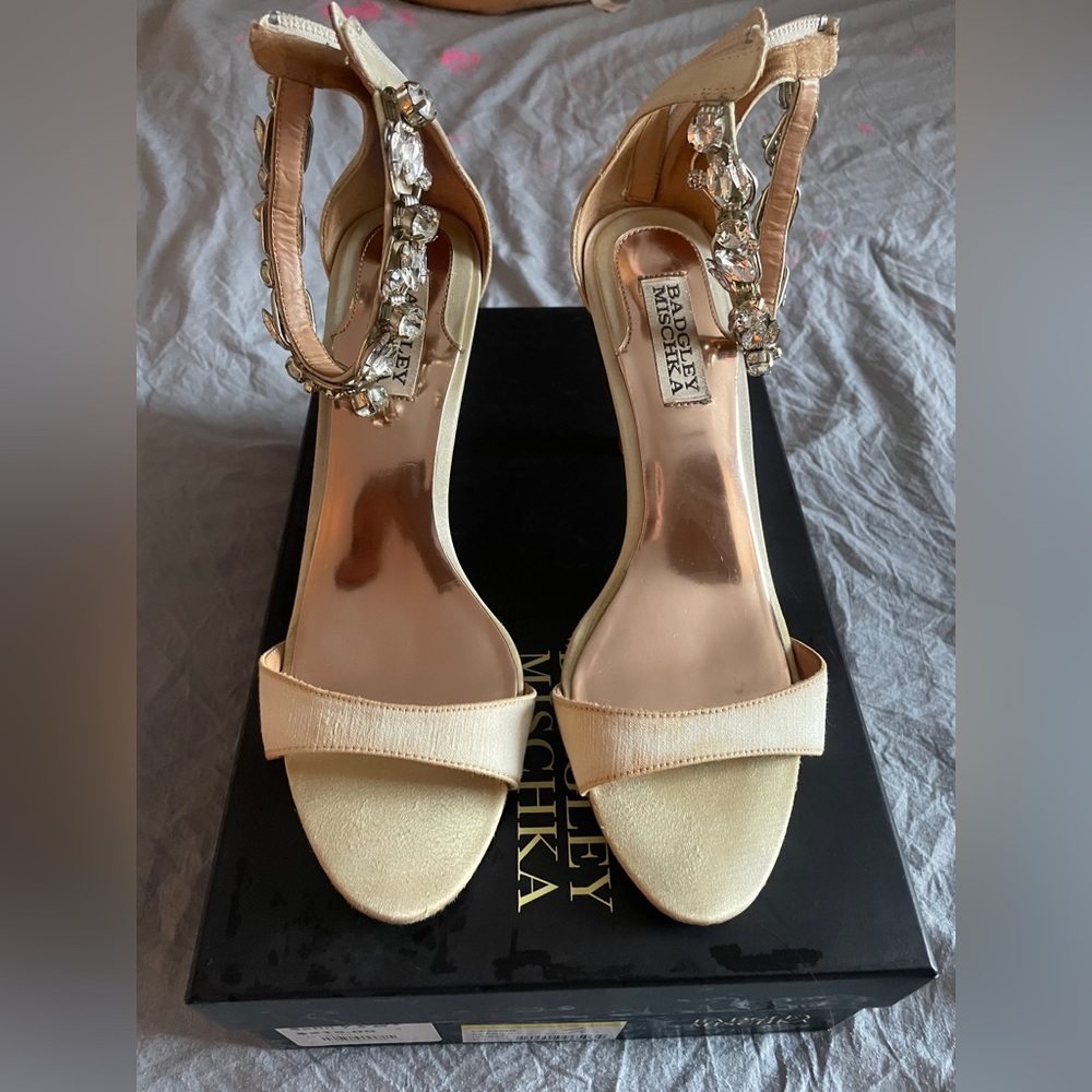 Badgley Mishka shoes with jewels